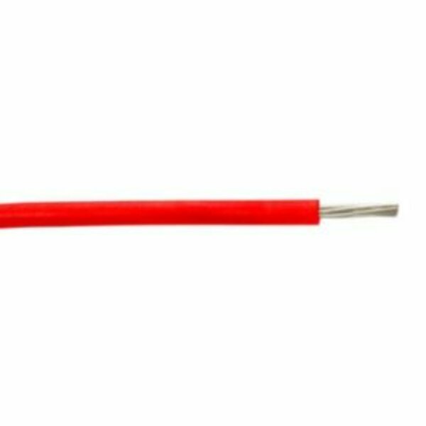 Sequel Wire & Cable 18 AWG, UL 1007 Lead Wire, 16 Strand, 105C, 300V, Tinned copper, PVC, Red, Sold by the FT F180411202